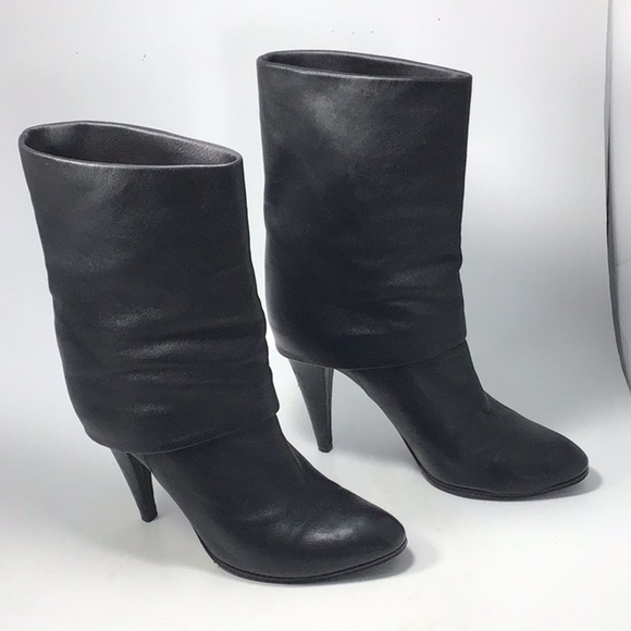 SIGERSON MORRISON Black Leather Lambskin Boots 7 - Picture 4 of 13